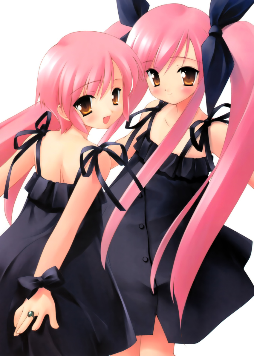 absurdres, gayarou, highres, kousaka_alice, kousaka_maria, multiple_girls, pink_hair, siblings
