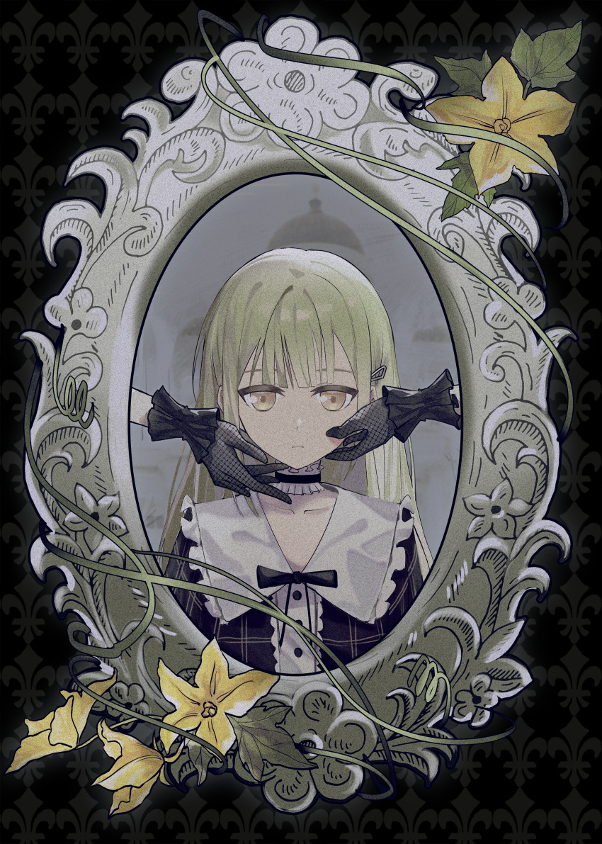 2girls, absurdres, anli_(jwcpp4sum0mgk5r), bang_dream!, bang_dream!_it's_mygo!!!!!, black_bow, black_bowtie, black_choker