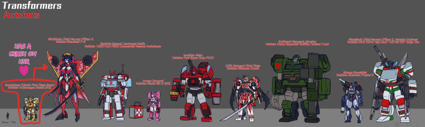 2girls, 5boys, absurdres, airplane_wing, ambulance, arcee, autobot, blue_eyes
