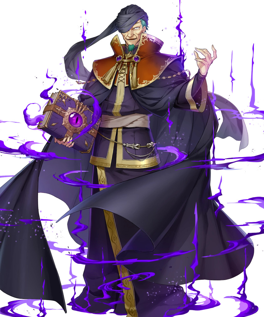 1boy, fire_emblem, fire_emblem:_the_blazing_blade, fire_emblem_heroes, highres, nergal_(fire_emblem), non-web_source, solo