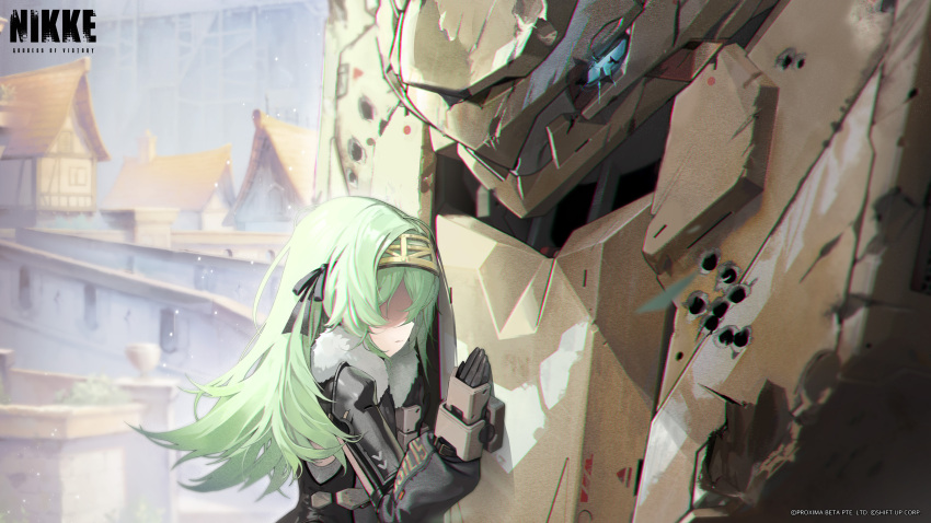 1girl, absurdres, artist_request, black_gloves, black_ribbon, closed_mouth, commentary, cropped
