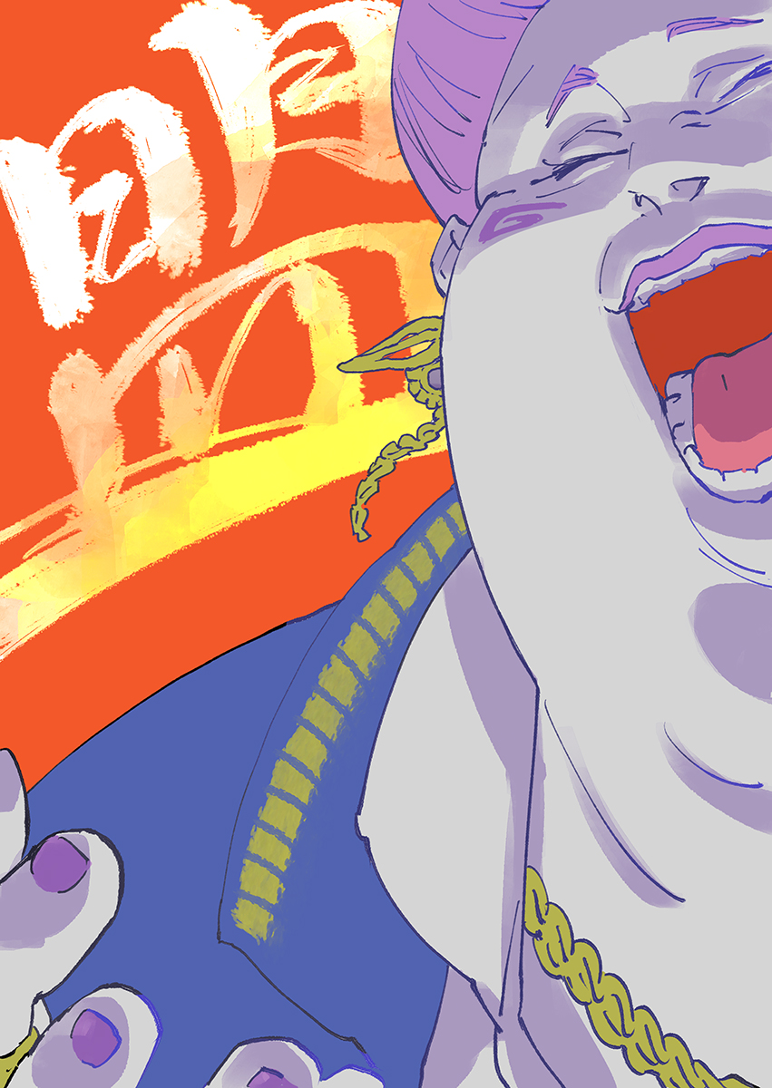 1girl, bleach, bleach:_sennen_kessen-hen, blue_jacket, closed_eyes, collared_shirt, earrings, fat