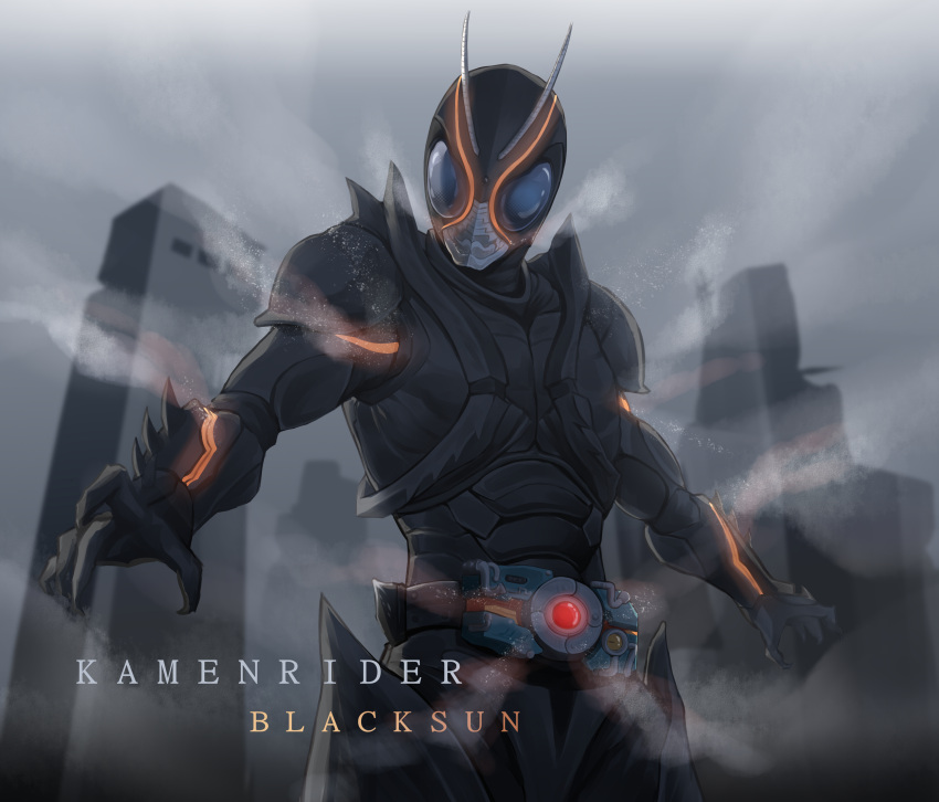 1boy, absurdres, antennae, armor, belt, black_armor, black_eyes, bug