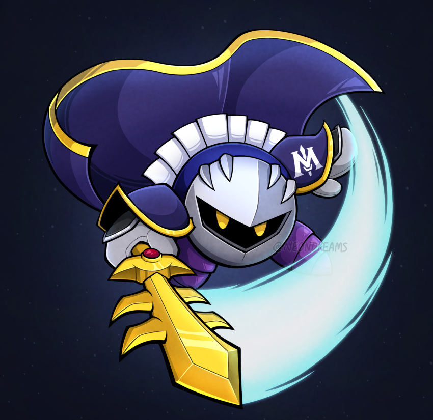 1boy, armor, blue_cape, cape, galaxia_(sword), gloves, grey_gloves, highres