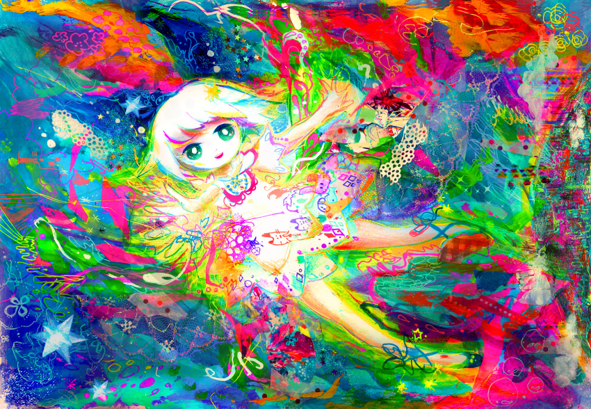 chikuwa_emil, colorful, dress, highres, original, solo