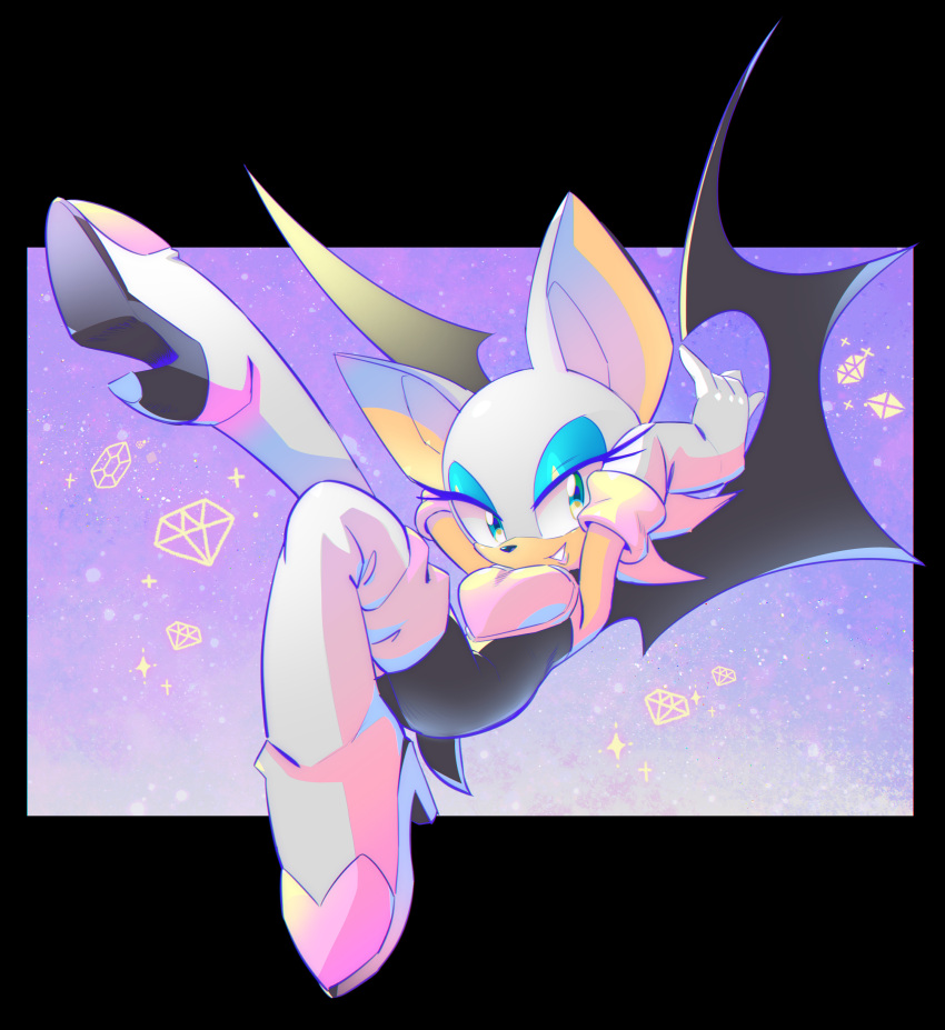 1girl, absurdres, animal_ears, bat_ears, bat_wings, blue_eyeshadow, boots, drawloverlala