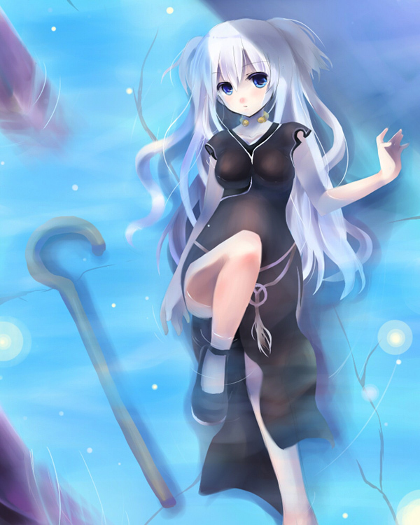 blue_eyes, leg_up, legs, long_hair, lying, mabinogi, mirutulove, nao