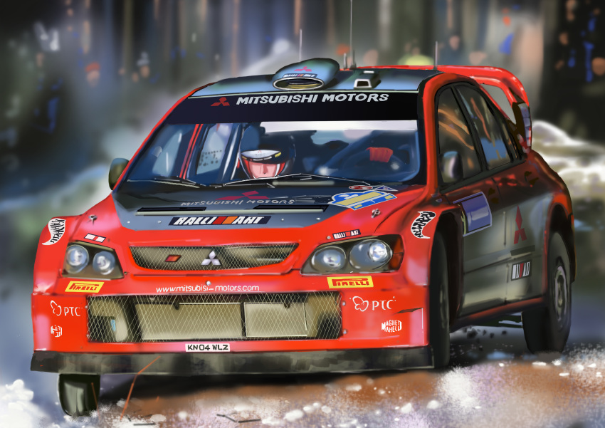 2boys, absurdres, brothers, car, dirt, driving, gilles_panizzi, gloves