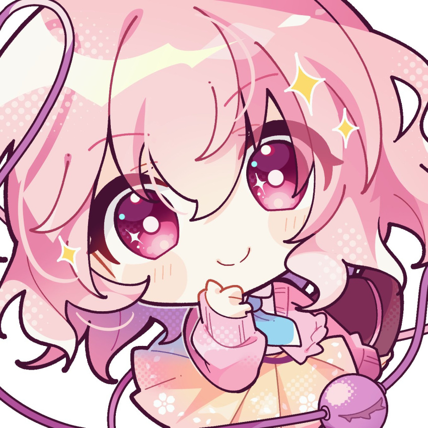 1girl, alternate_color, alternate_eye_color, alternate_hair_color, blue_necktie, blush_stickers, bright_pupils, c: