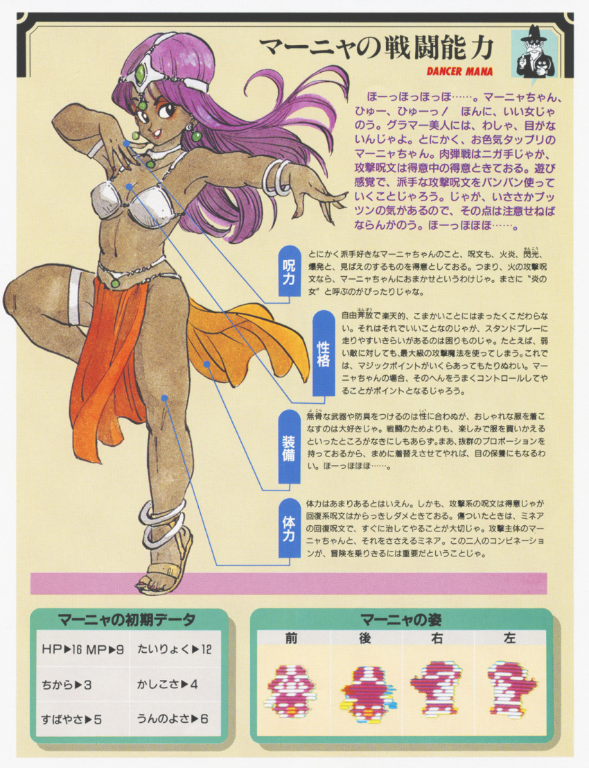 1990s_(style), 1girl, anklet, armlet, armor, artist_name, belly_chain, bikini
