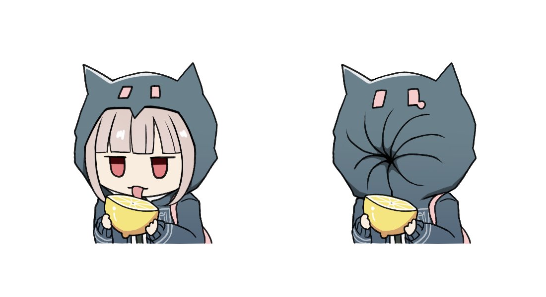 1girl, brown_hair, danganronpa_(series), danganronpa_2:_goodbye_despair, food, fruit, hair_ornament, holding