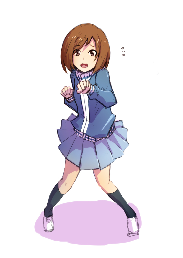 brown_hair, extra, jacket, k-on!, kaoru348, kinoshita_shizuka, school_uniform, short_hair