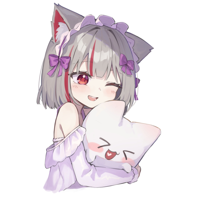 >_<, 1girl, 1other, :3, :d, absurdres, aged_down, animal_ear_fluff