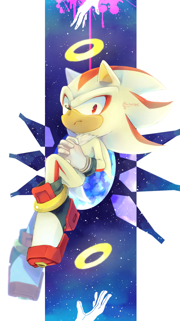 1girl, blood, furry, furry_male, interlocked_fingers, looking_at_viewer, maria_robotnik, noto_(noterkgk)