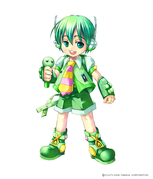 artist_request, buck_teeth, bucktooth, child, gachapin, headphones, hirake!_ponkikki, male