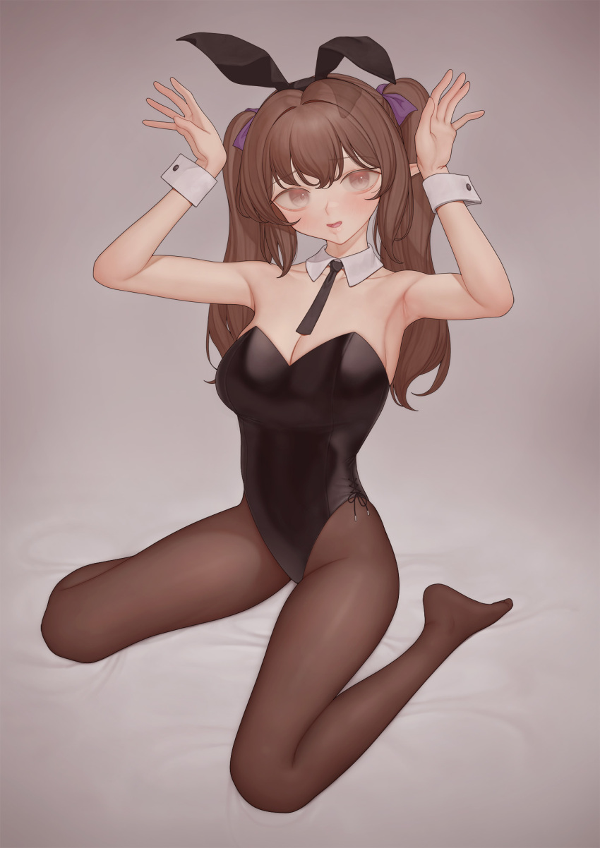 animal_ears, brown_eyes, brown_hair, highres, himekaidou_hatate, legs, long_hair, ni_(221)
