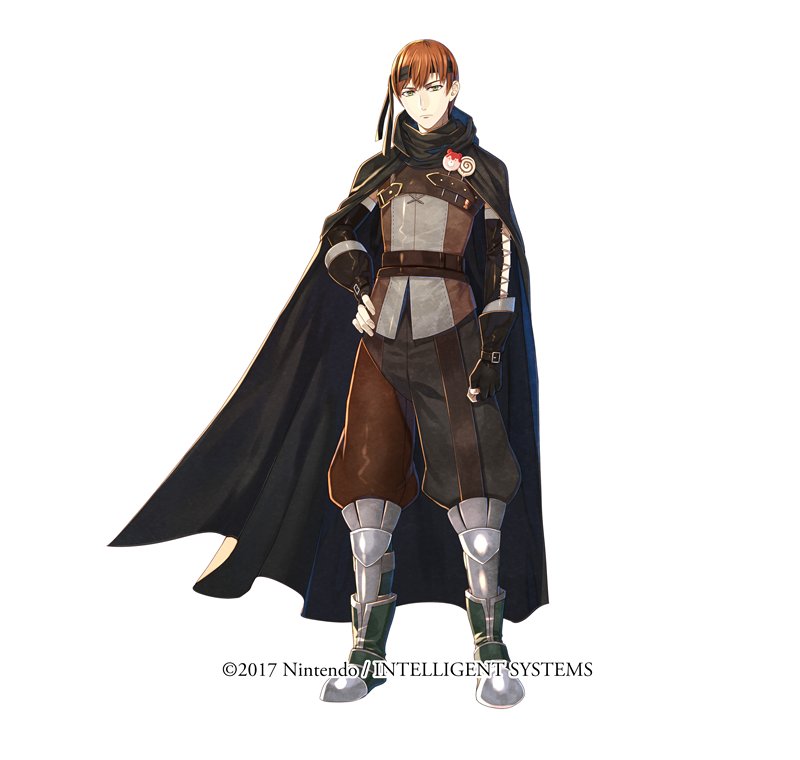 1boy, black_hairband, black_headband, boots, candy, cape, copyright_name, fingerless_gloves