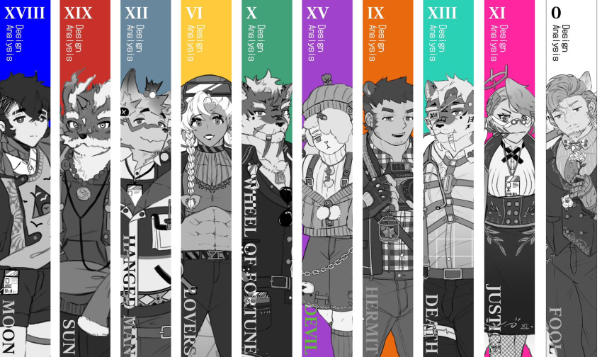 amarok_(monochrome_finale), blanc_macbelth_(monochrome_finale), calypso_(monochrome_finale), deimos_(monochrome_finale), highres, kie_(monochrome_finale), kiekoio, lahar_(monochrome_finale)