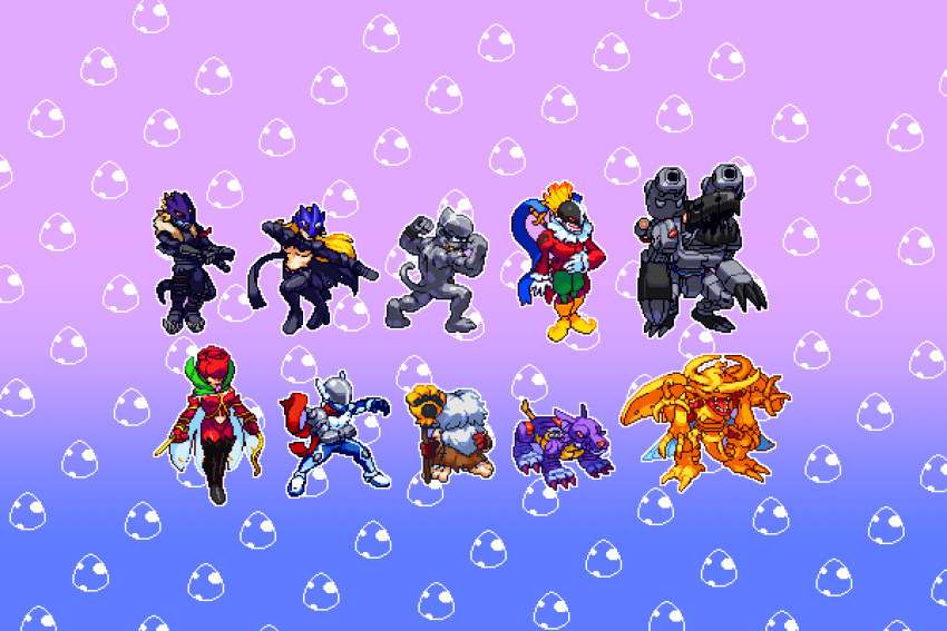 2girls, 5boys, absurdres, armor, beelstarmon, beelzebumon, black_coat, black_footwear
