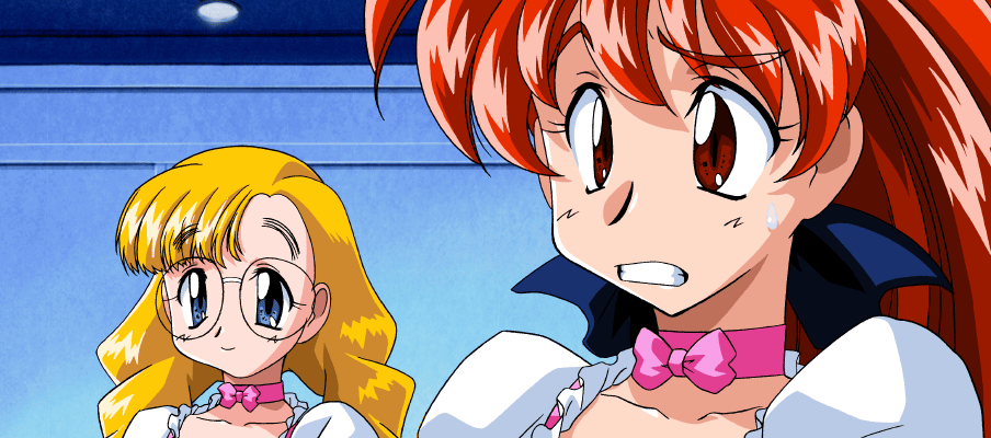 ^_^, akira_(viper), animated, animated_gif, anna_miller, blonde_hair, blue_eyes, bow