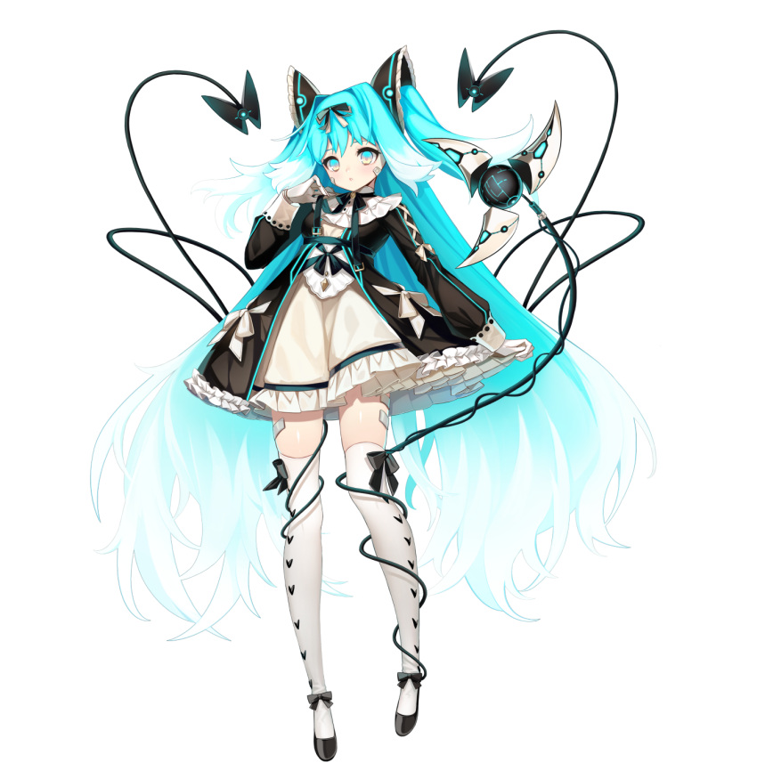 1girl, absurdly_long_hair, aqua_eyebrows, aqua_eyes, aqua_hair, artist_request, belt, belt_buckle