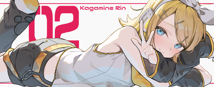 1girl, arm_warmers, black_arm_warmers, black_leg_warmers, black_shorts, blonde_hair, blue_eyes, blush
