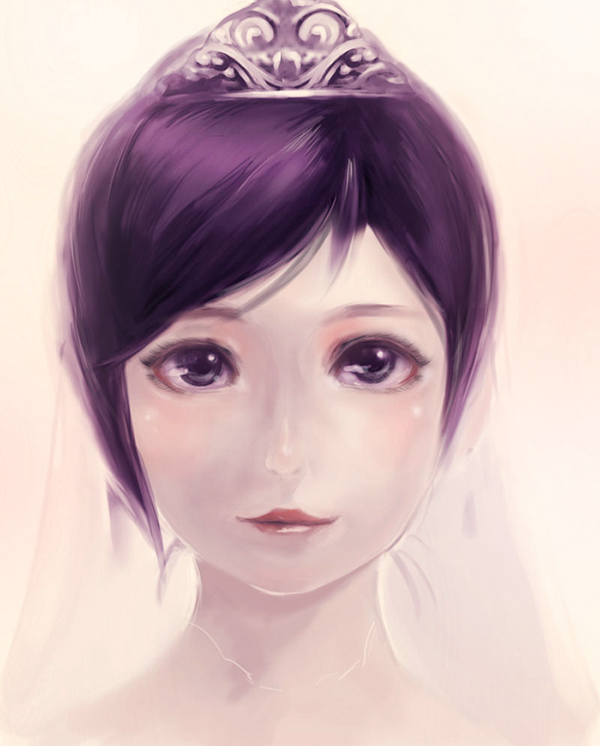 nanatsuki_sousuke, original, purple_hair, reanbell, solo, tiara