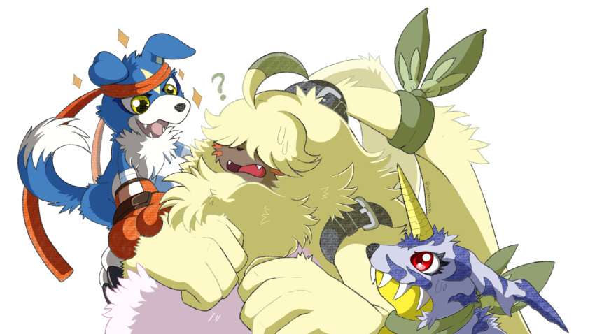 ana_(softkeychains), angoramon, blue_fur, body_fur, coat, digimon, digimon_(creature), dog