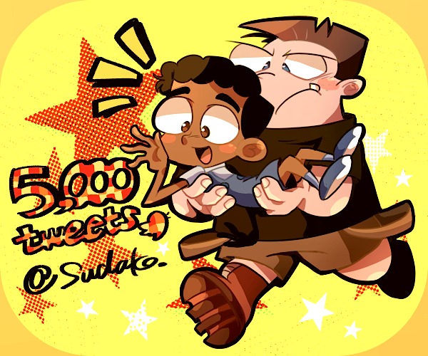 2boys, baljeet_tjinder, black_hair, blue_overalls, buford_van_stomm, carrying, child, dark-skinned_male