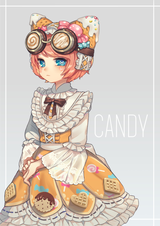 1girl, animal_ears, back_bow, blue_eyes, bow, bright_pupils, button_eyes, buttons