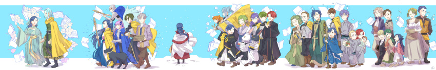 6+boys, 6+girls, :d, :o, absurdres, angelica_(honzuki_no_gekokujou), armor, benno_(honzuki_no_gekokujou)