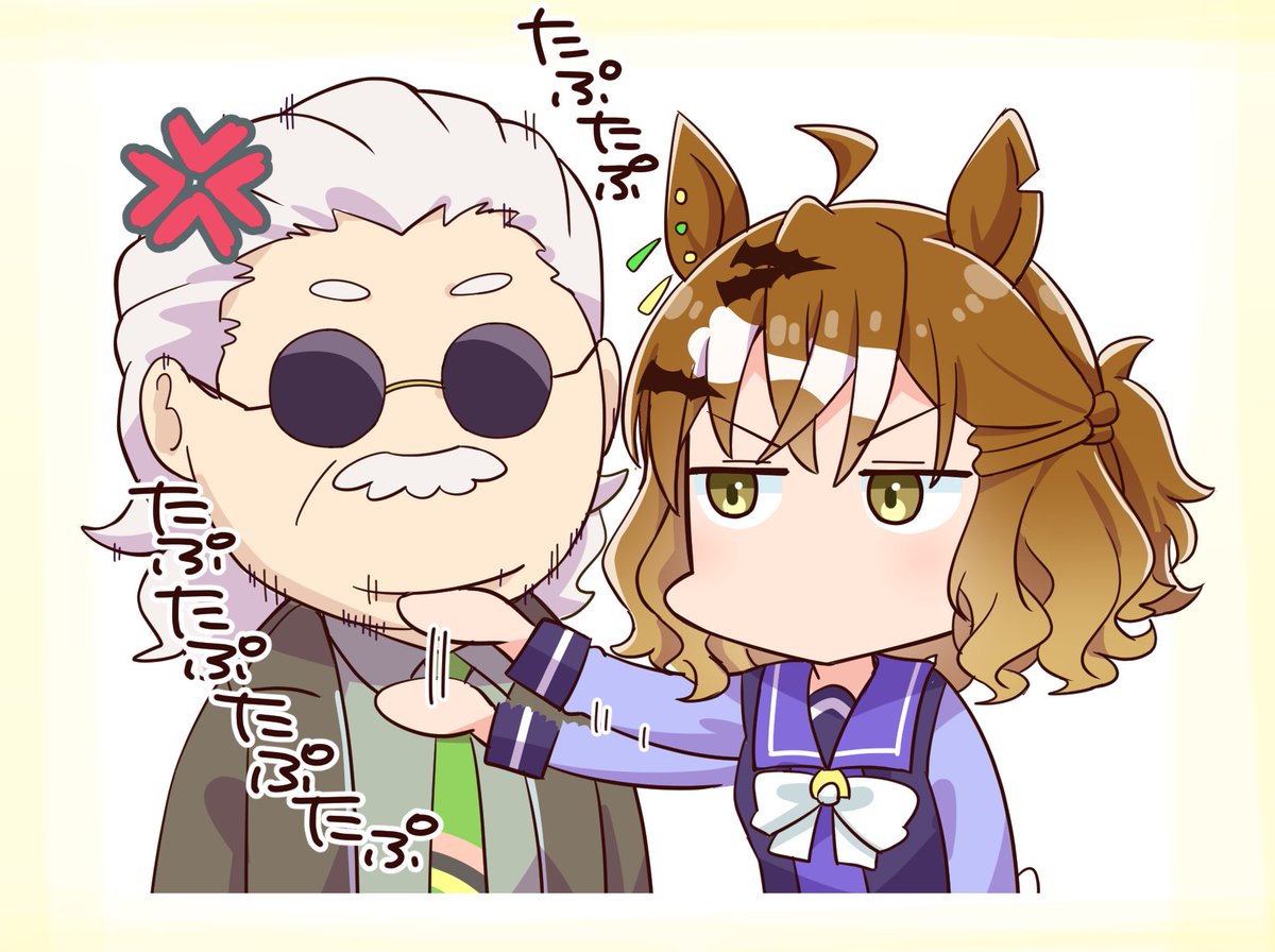1boy, 1girl, ahoge, allitell, animal_ears, bow, bowtie, brown_hair