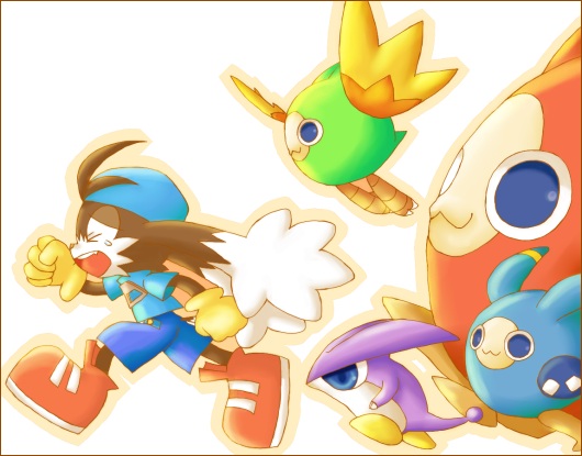 ahoge, animal_ears, kaze_no_klonoa, klonoa, moo_(klonoa), tail, tears