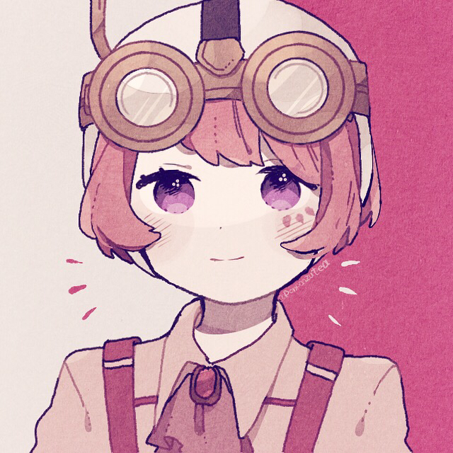 1girl, ascot, aviator_cap, brooch, collared_shirt, facial_mark, goggles, goggles_on_head