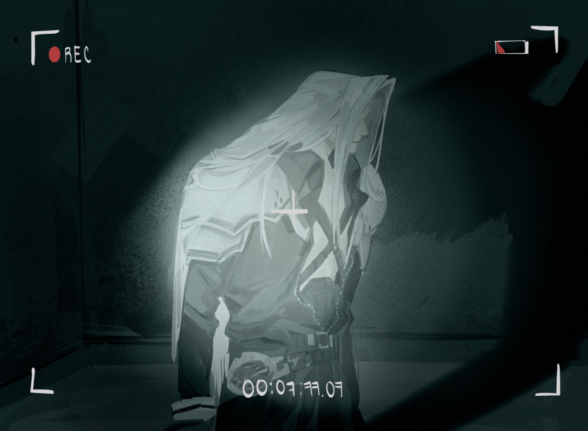 1boy, bangle, belt, belt_buckle, black_jacket, bracelet, buckle, chest_strap