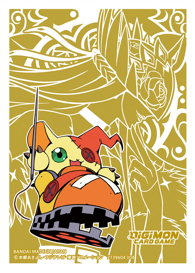1girl, button_eyes, buttons, cendrillmon, copyright_name, digimon, digimon_card_game, digimon_liberator