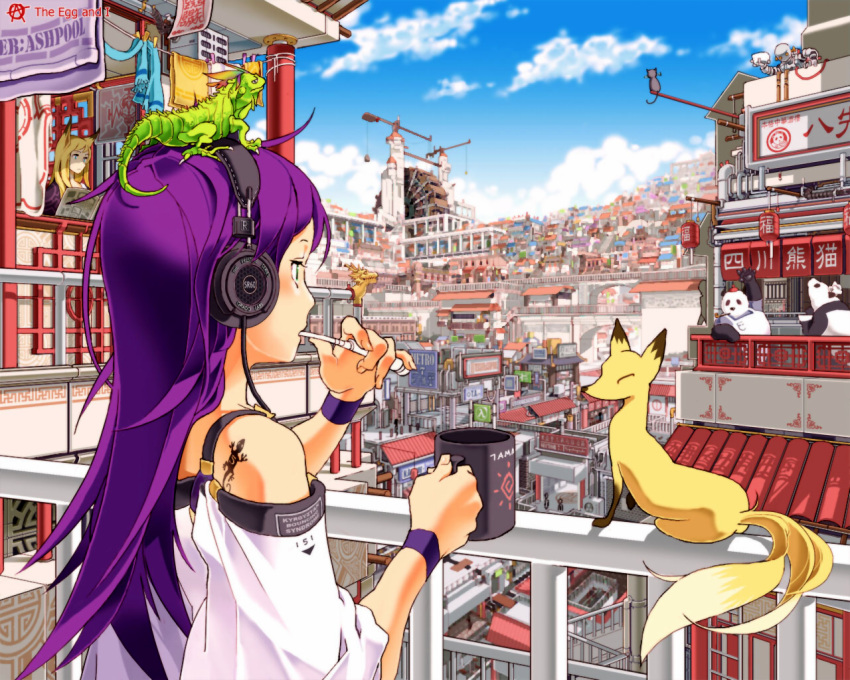 animal, animal_ears, cat, circle_a, clouds, fox, headphones, original