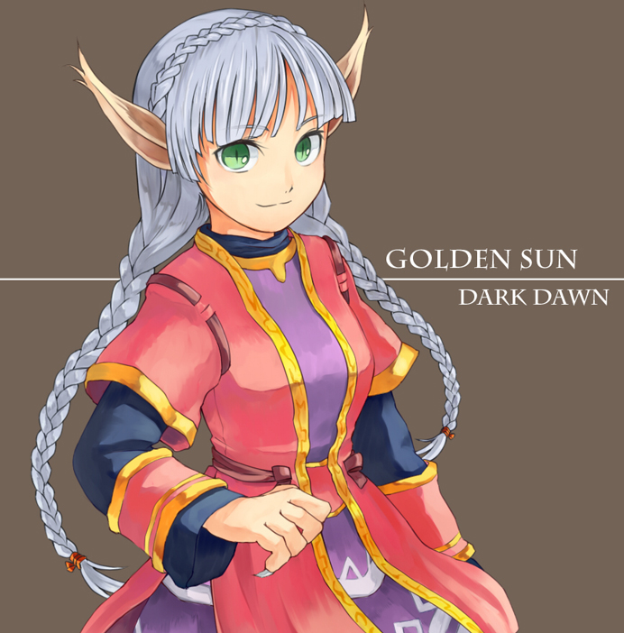 bad_id, braid, fingernails, golden_sun, golden_sun:_dark_dawn, golden_sun_dark_dawn, green_eyes, grey_hair, long_fingernails, silver_hair, stella_(golden_sun), twin_braids