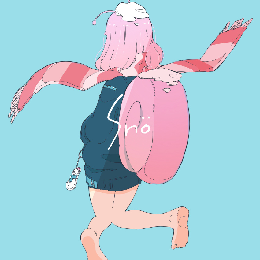 1girl, album_cover, album_name, antennae, charm_(object), commentary, cover, daisukerichard