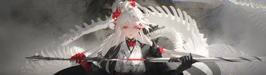 1girl, absurdres, acheron_(honkai:_star_rail), adapted_costume, alternate_costume, armor, artist_logo, black_hands