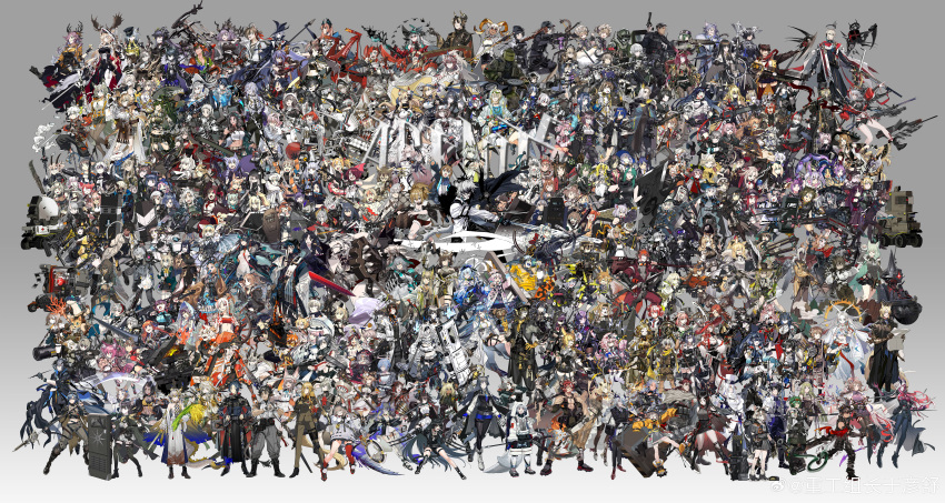6+boys, 6+girls, absolutely_everyone, absurdres, arknights, character_request, everyone, highres