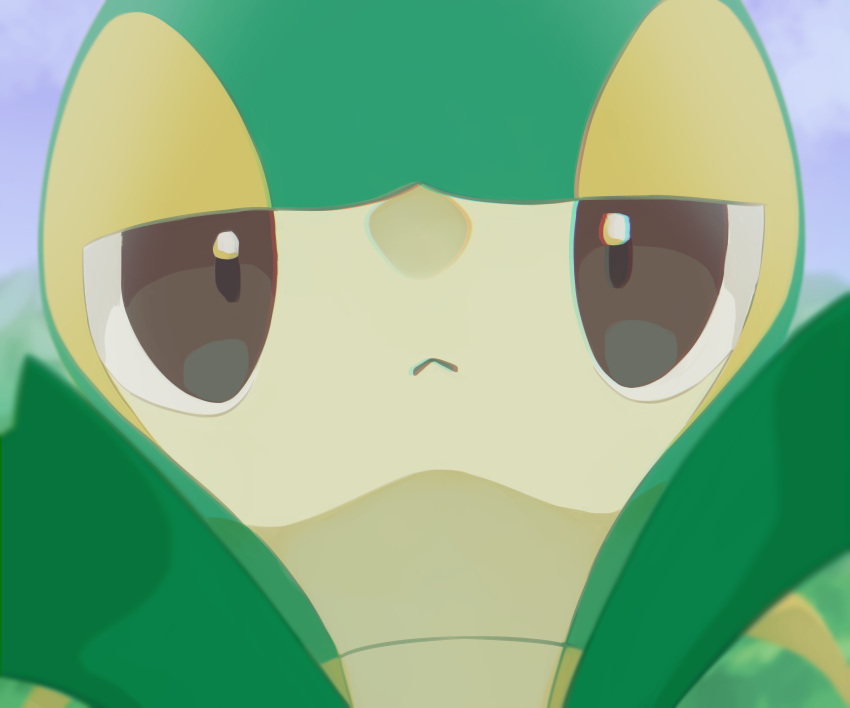 :<, absurdres, animal_focus, blurry, blurry_foreground, brown_eyes, chromatic_aberration, close-up