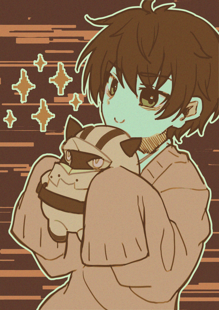 1boy, absurdres, alternate_costume, bishounen, black_hair, from_side, highres, holostars