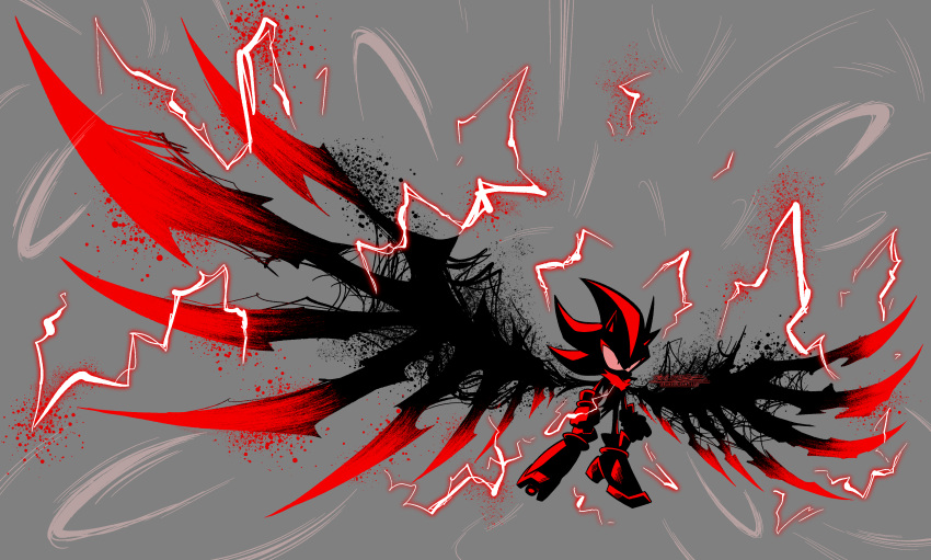 1boy, absurdres, bat_wings, brandon_santiago, clenched_hands, doom_wings, full_body, furry