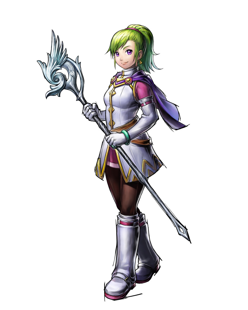 boots, capelet, elbow_gloves, gloves, golden_sun, golden_sun:_dark_dawn, golden_sun_ds, green_hair