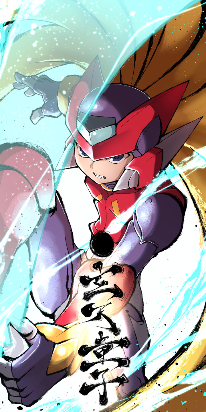 1boy, armor, black_eyes, blonde_hair, energy_sword, forehead_jewel, genten_douji, helmet