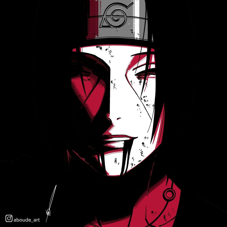 1boy, aboude_art, artist_name, black_eyes, black_hair, blood, blood_from_mouth, closed_eyes