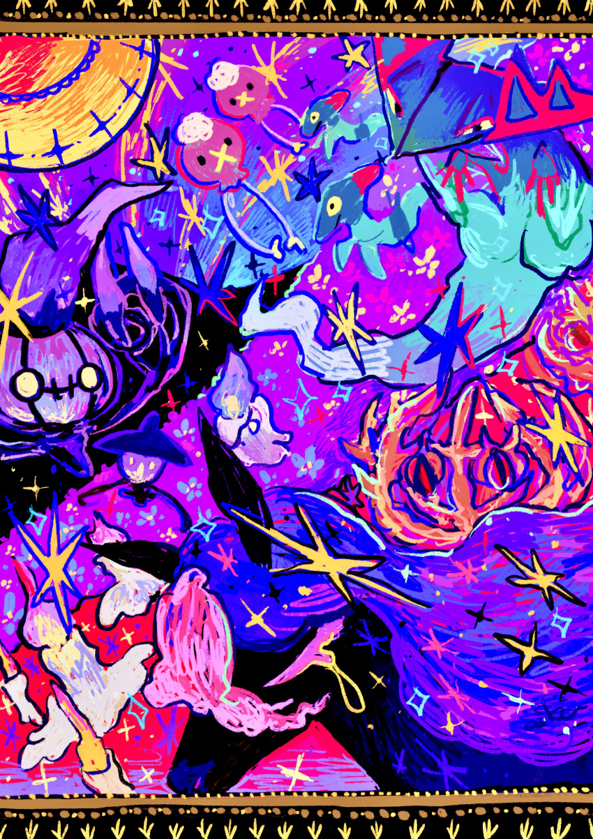 ._., absurdres, animal_focus, artist_name, black_eyes, blank_eyes, brambleghast, candle