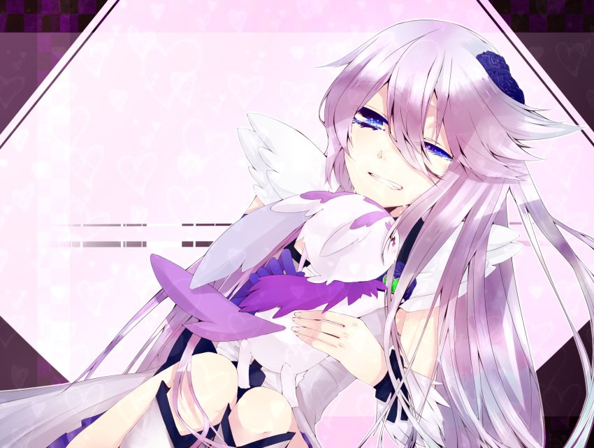 blue_eyes, blue_rose, boots, bow, cologne_(heartcatch_precure!), cologne_(precure), cure_moonlight, dress