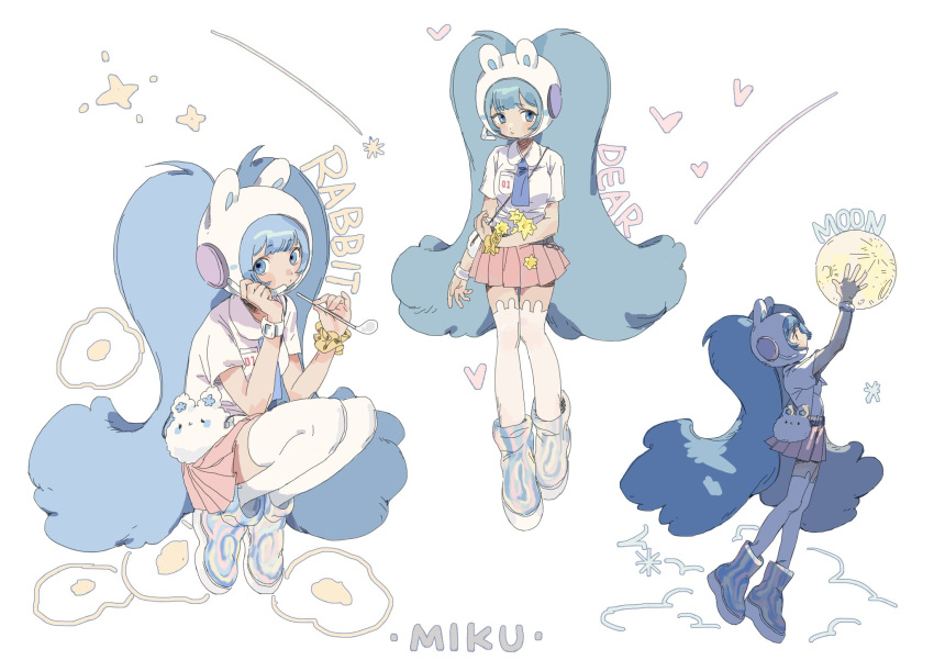 1girl, alternate_costume, alternate_eye_color, alternate_hair_color, alternate_hairstyle, animal_bag, animal_ear_legwear, animal_ears